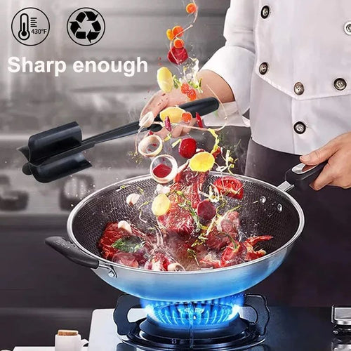5-Blade Meat Chopper & Potato Masher — Non-Scratch Nylon — view 2