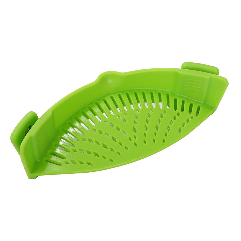 Clip-On Silicone Pan Strainer — Fits Most Pots — view 10