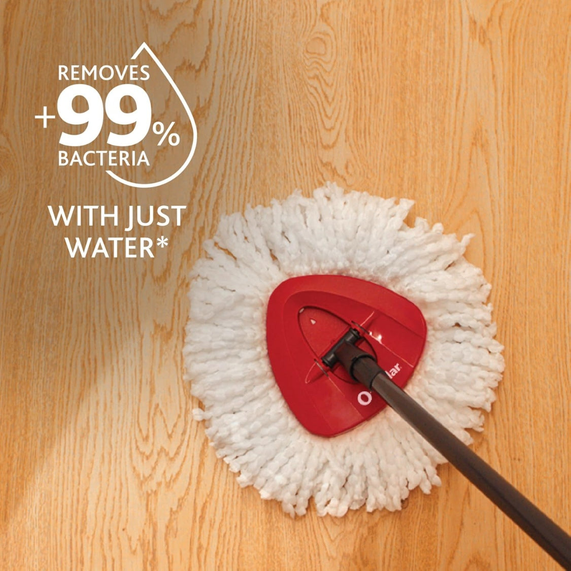 Microfiber spin mop and bucket with spin wringer — view 9