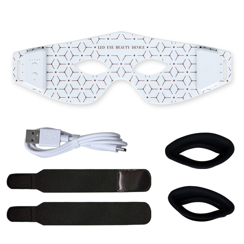 Wireless Rechargeable Home LED Silicone Red Light Eye Massager With Infrared Photon Skin — view 3