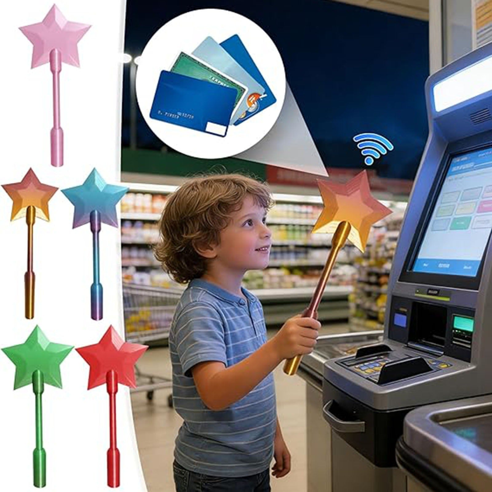 3D Printed Tap To Pay Magic Wand - A.L.M
