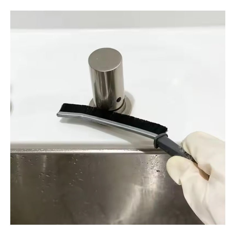 3pcs Crevice Cleaning Tool Window Groove Cleaning Brush Bathroom Gap Cleaning Brush Hard Bristle Crevice Cleaning Brush 9.3L X 5W X 0.8H - A.L.M