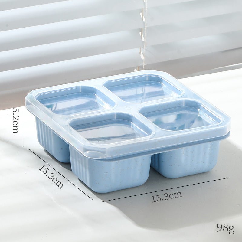 4-Compartment Bento Lunch Box — Reusable Meal Prep Container — view 9
