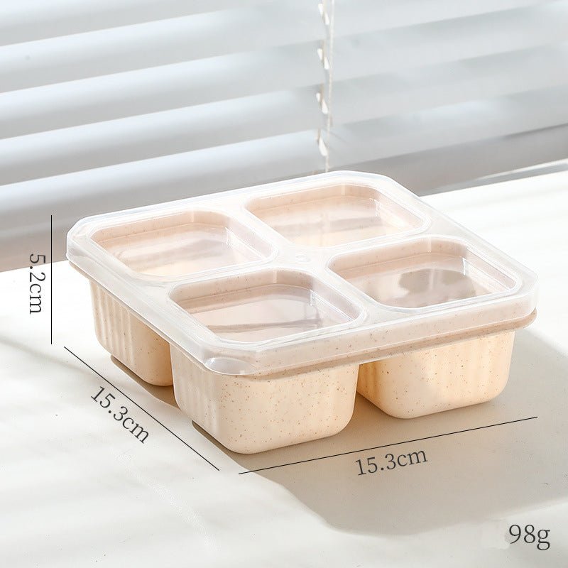 4-Compartment Bento Lunch Box — Reusable Meal Prep Container — view 2