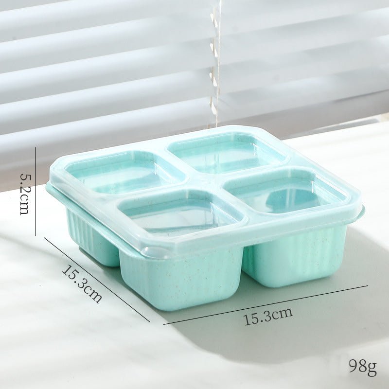 4-Compartment Bento Lunch Box — Reusable Meal Prep Container — view 7