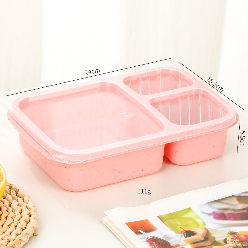 4-Compartment Bento Lunch Box — Reusable Meal Prep Container — view 6