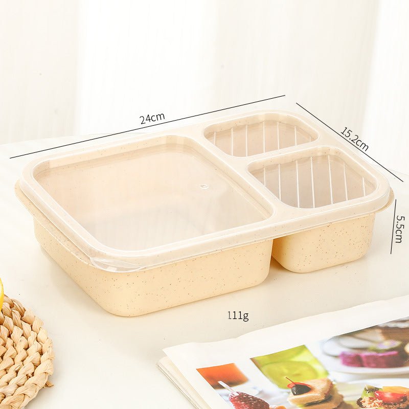 4-Compartment Bento Lunch Box — Reusable Meal Prep Container — view 3