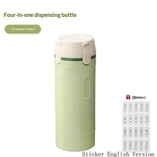 4 In 1 Travel Dispenser Portable Travel Bottles Leak Proof Leakproof Travel Container For Perfume Shampoo Conditioner Lotion - A.L.M