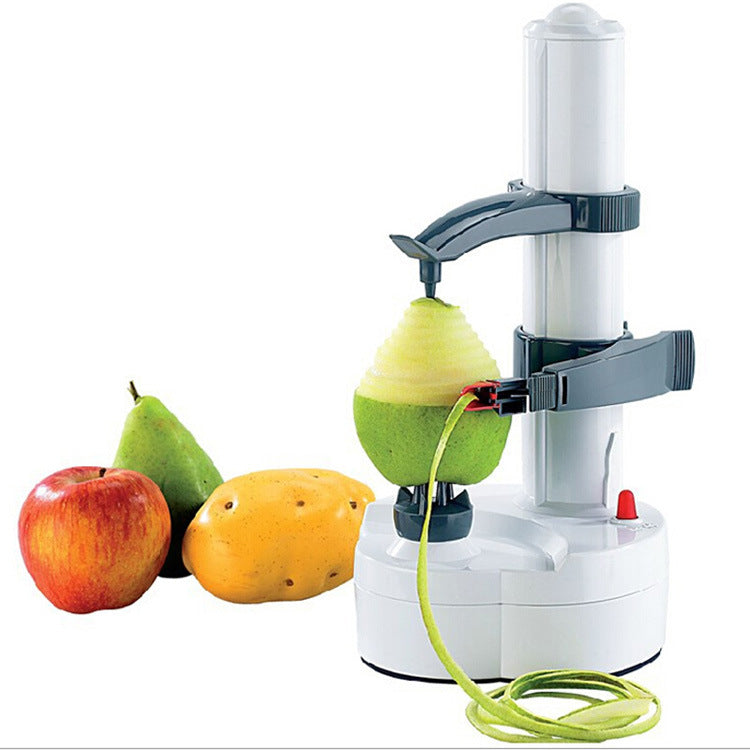 Electric rotary peeler with stainless blade and non-slip base — view 4