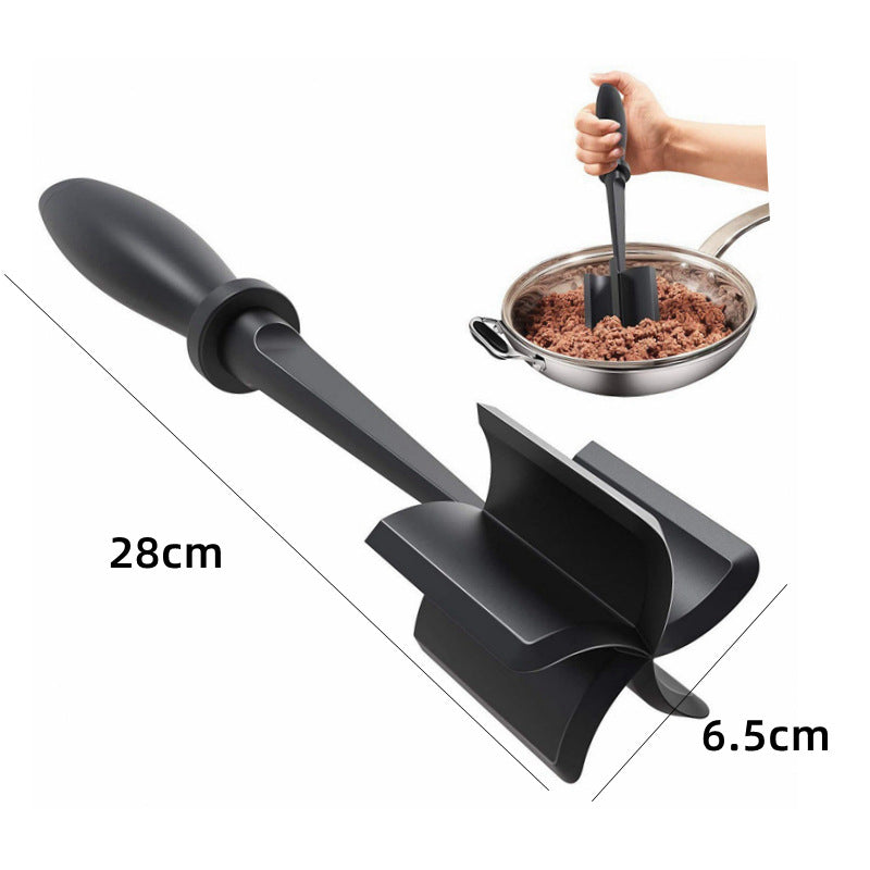 5-Blade Meat Chopper & Potato Masher — Non-Scratch Nylon — view 9