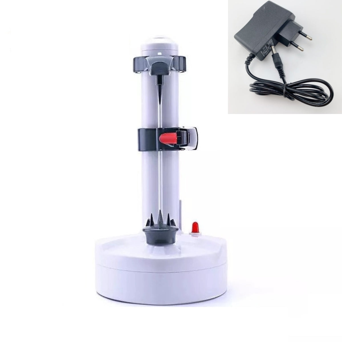Electric rotary peeler with stainless blade and non-slip base — view 5