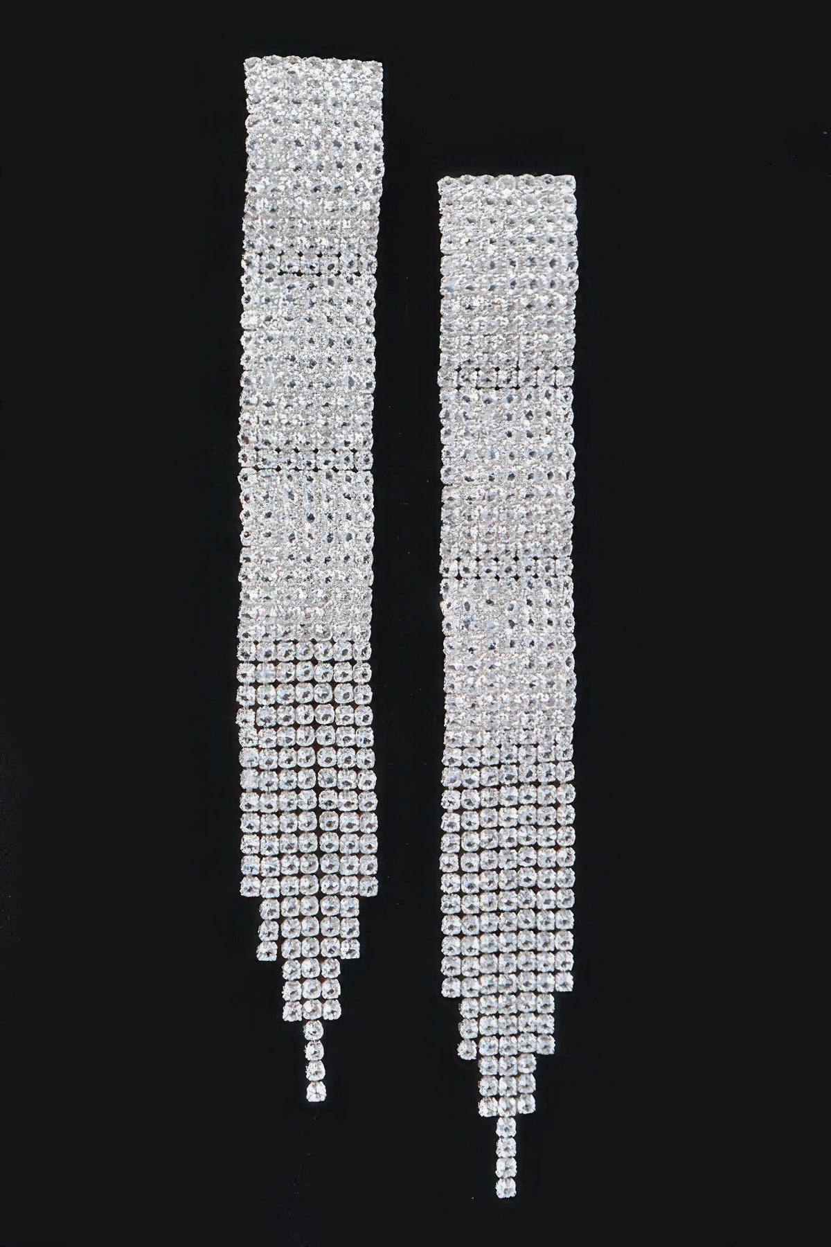 Rhinestone Fringe Earring