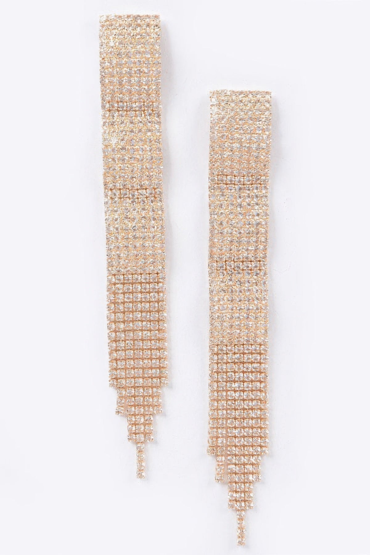 Rhinestone Fringe Earring