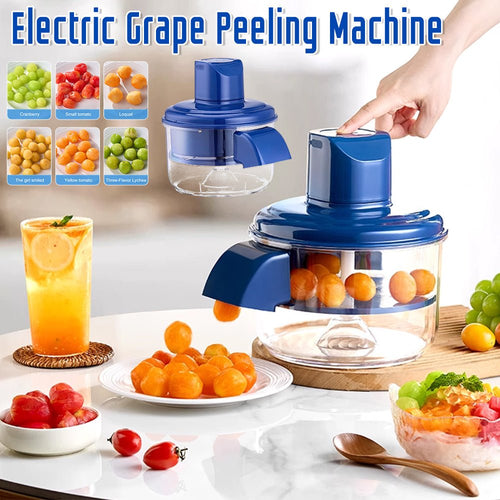 Automatic Electric Grape Peeler Electric Rechargeable Fruit Peeling Machine Hands-Free Skin Remover Home Kitchen Supplies Kitchen Gadgets - A.L.M