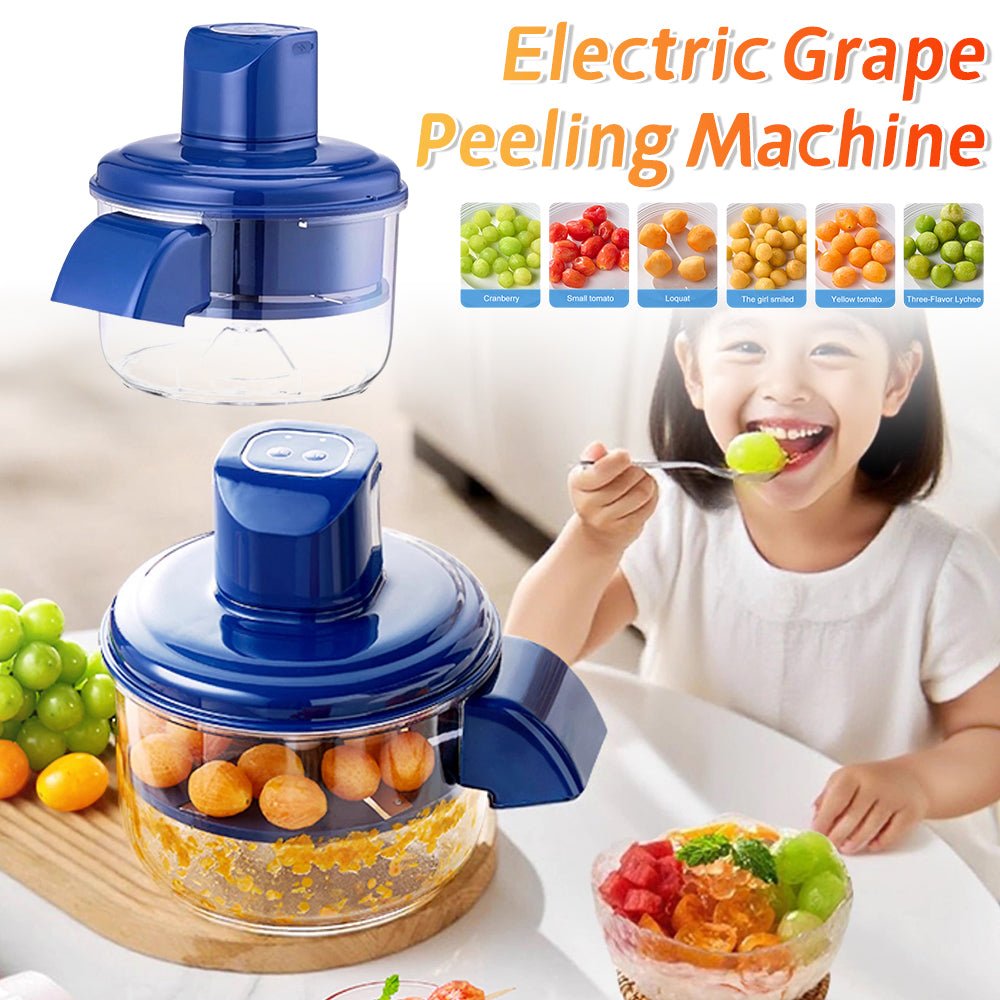 Automatic Electric Grape Peeler Electric Rechargeable Fruit Peeling Machine Hands-Free Skin Remover Home Kitchen Supplies Kitchen Gadgets - A.L.M