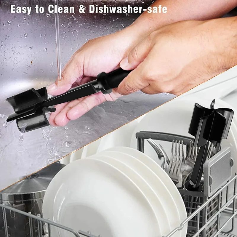 5-Blade Meat Chopper & Potato Masher — Non-Scratch Nylon — view 6