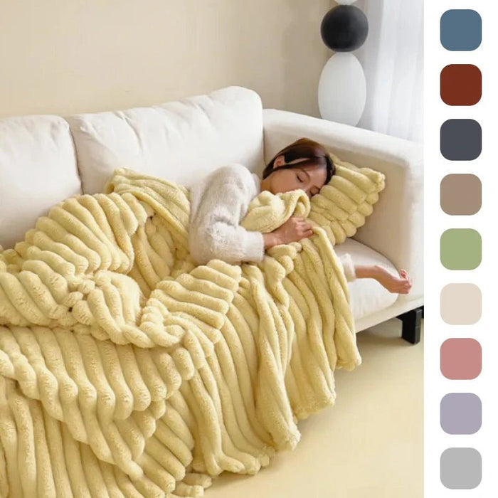 Bubble Velvet Fleece Blanket - A.L.M