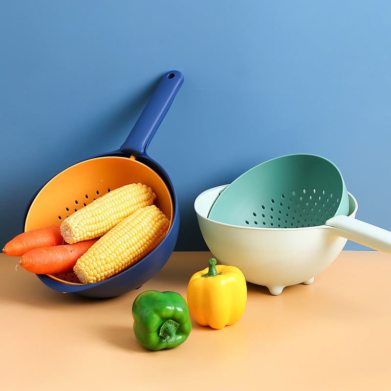 Multifunctional Kitchen Vegetable Basket — Space-Saving Organizer