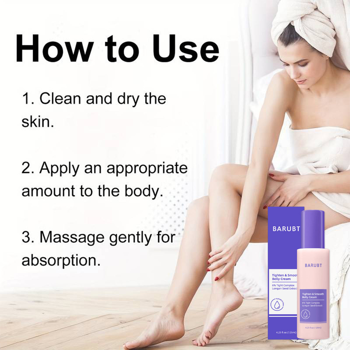 Tummy-smoothing cream