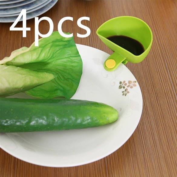 Clip-On Sauce Bowls — Mini Dipping Cups for Plates - A.L.M