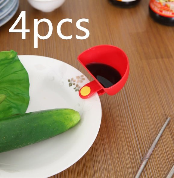 Clip-On Sauce Bowls — Mini Dipping Cups for Plates - A.L.M