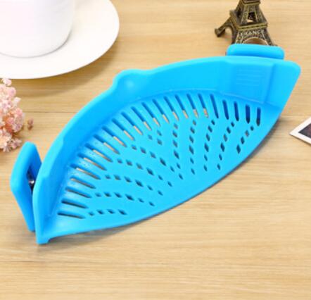 Clip-On Silicone Pan Strainer — Fits Most Pots - A.L.M