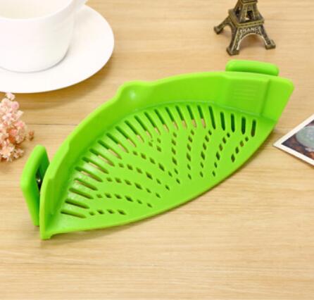 Clip-On Silicone Pan Strainer — Fits Most Pots - A.L.M