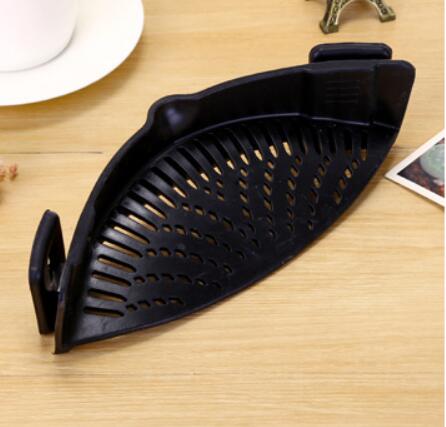 Clip-On Silicone Pan Strainer — Fits Most Pots - A.L.M