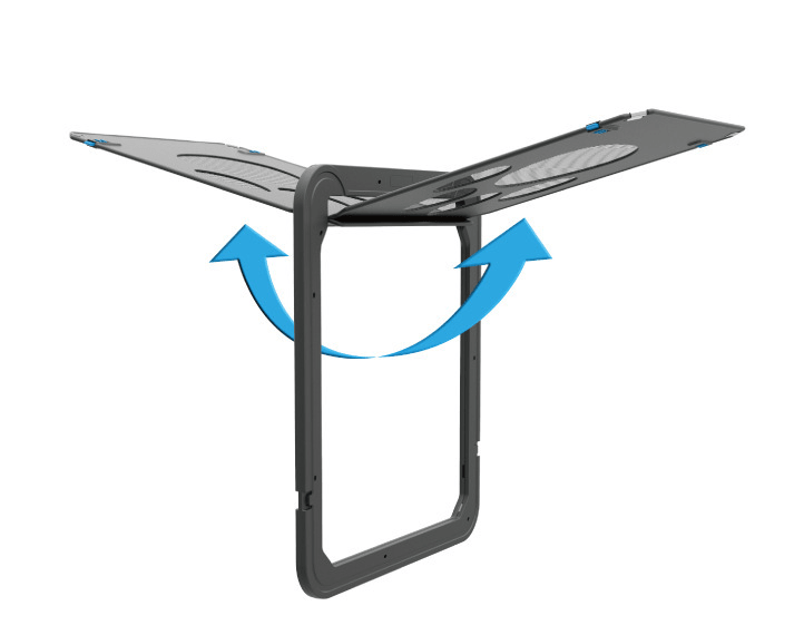 Creative Pet Door with Scratch-Resistant Design - A.L.M