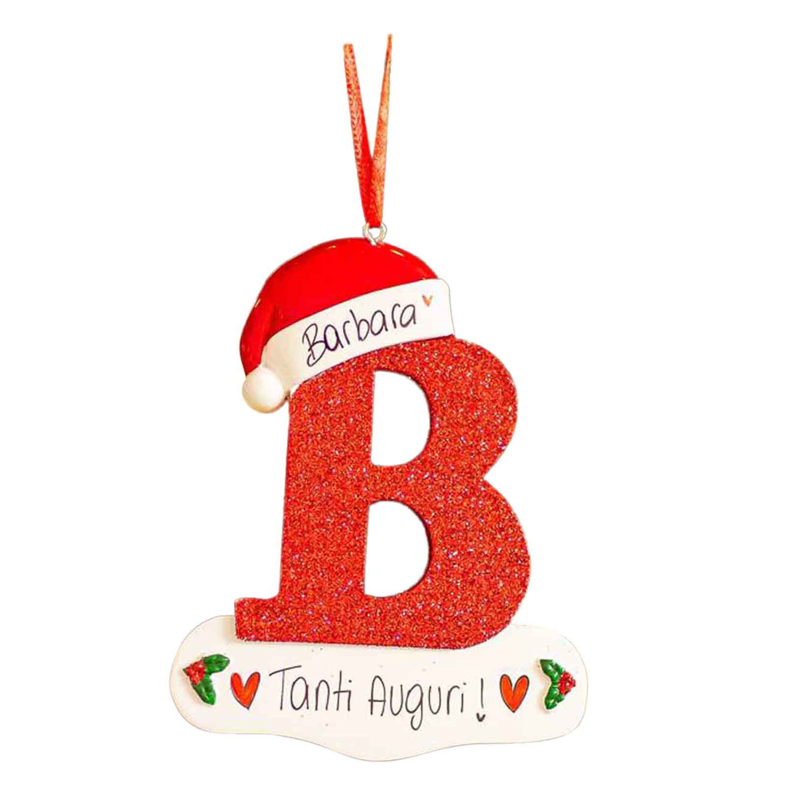 English Letters Christmas Letters Decorative Pendant
