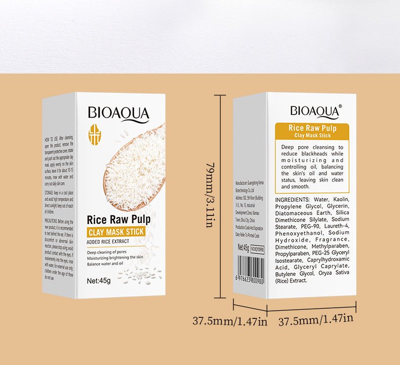Deep Cleaning Acne Removing Rice Puree Clay Mask Stick - A.L.M