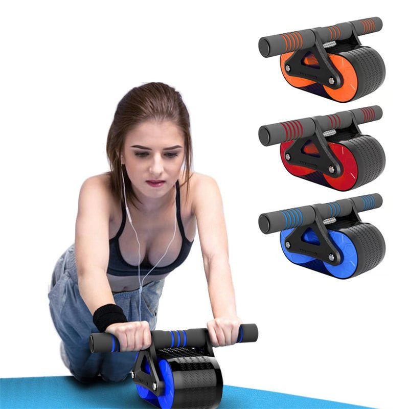 Double Wheel Ab Roller — Automatic Rebound Core Trainer - A.L.M