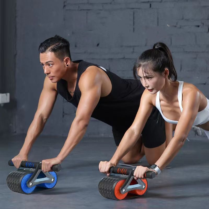 Double Wheel Ab Roller — Automatic Rebound Core Trainer - A.L.M