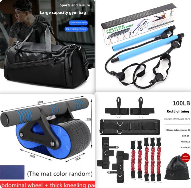 Double Wheel Ab Roller — Automatic Rebound Core Trainer - A.L.M