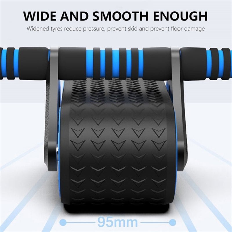 Double Wheel Ab Roller — Automatic Rebound Core Trainer - A.L.M