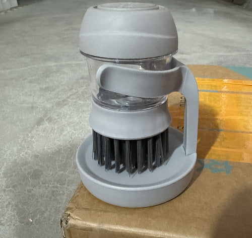 Automatic Liquid Adding Cleaning Brush Multifunctional Kitchen Pot Washing Brush — view 2