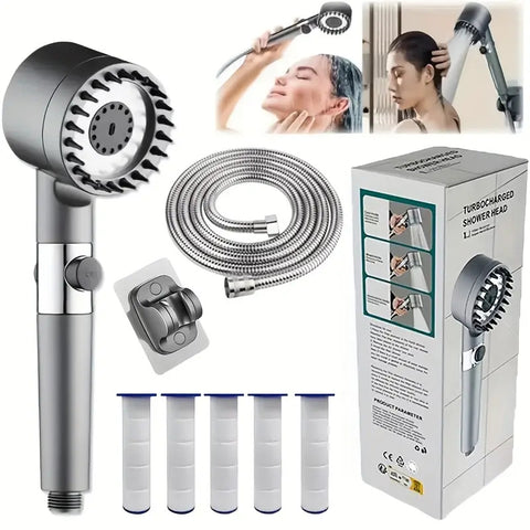 Replacement Shower Filter For Held Showerhead - High Output Shower Water Filter To Remove Chlorine Fluoride And Hard Water