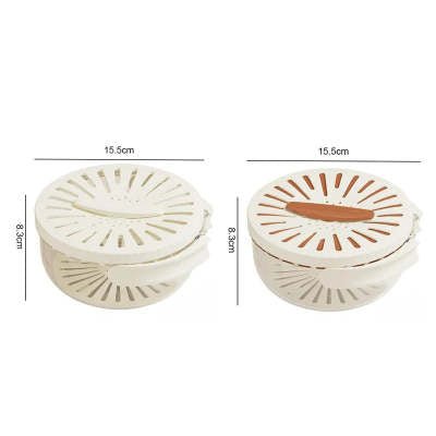 Fruit Drain Basket — Colander, Lid & Folding Handle - A.L.M