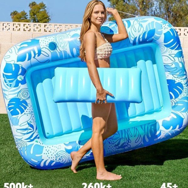 Inflatable Floating Bed Swimming Pool Water Bed - A.L.M