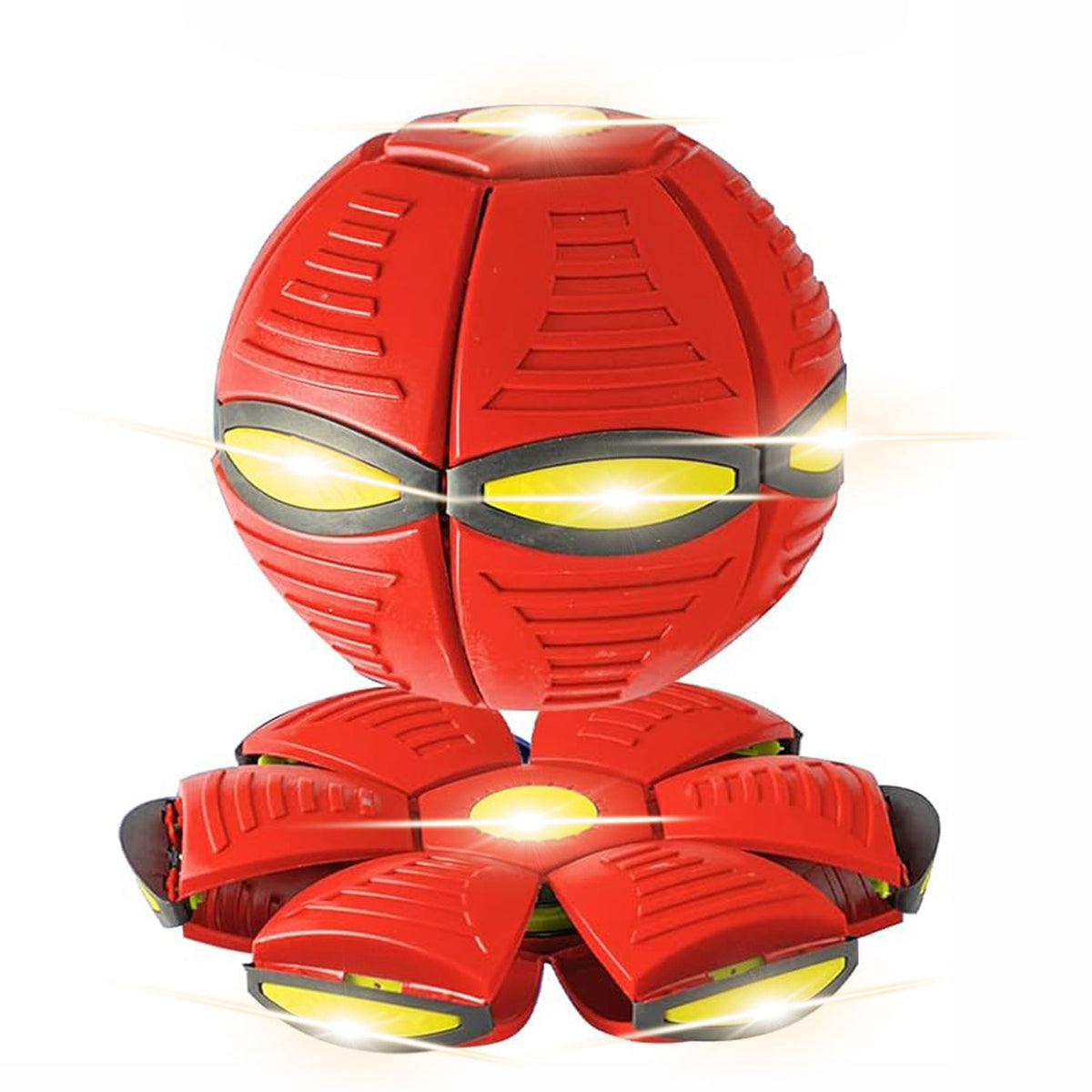 Light-Up Flying Saucer Ball — Interactive Dog Toy - A.L.M