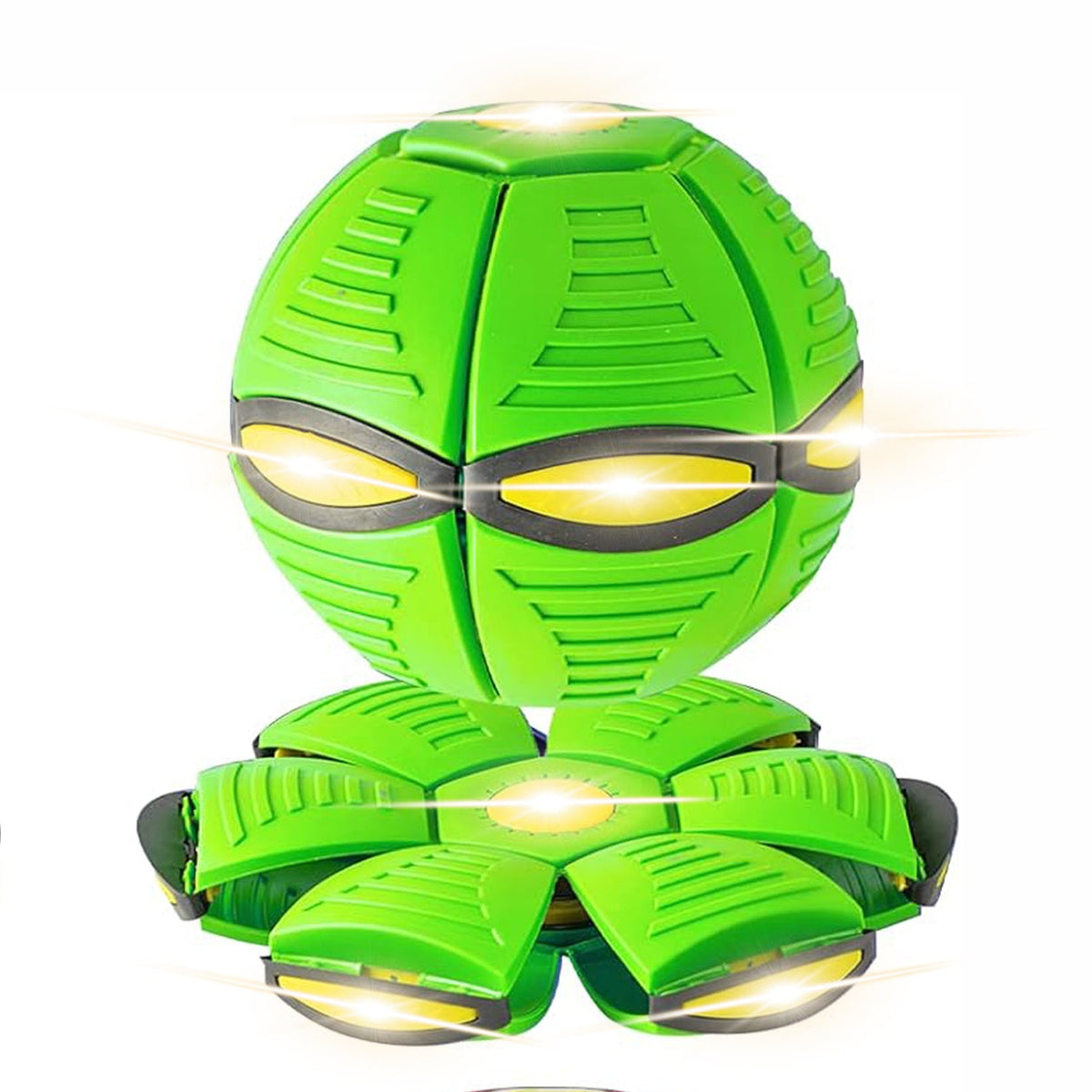 Light-Up Flying Saucer Ball — Interactive Dog Toy - A.L.M