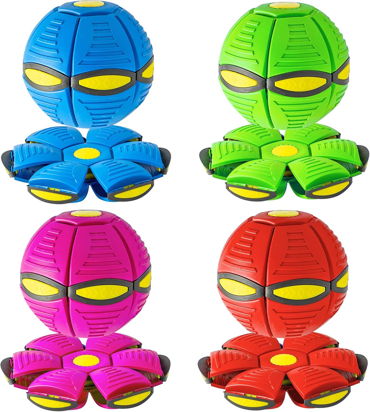 Light-Up Flying Saucer Ball — Interactive Dog Toy - A.L.M