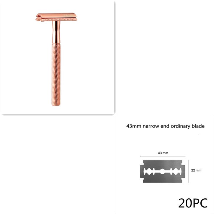 Manual vintage razor men's razor metal gift - A.L.M
