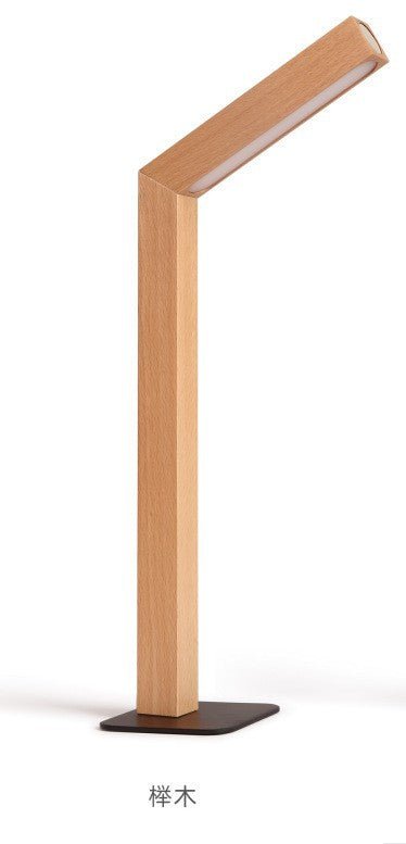 Minimalist LED Bedside Lamp — Warm Wooden Base | A.L.M - A.L.M