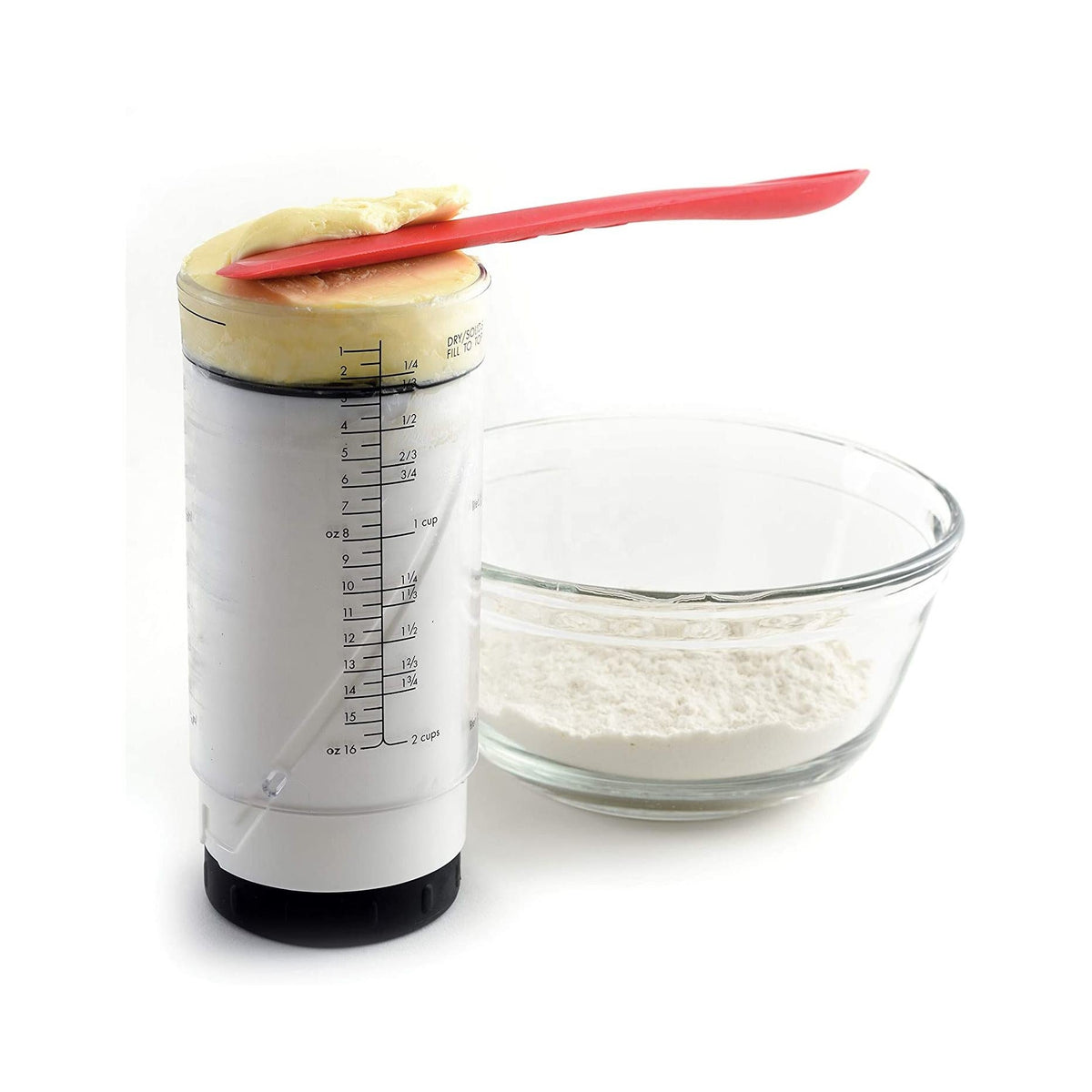 Plastic Rotating Adjustable Measuring Cups Kitchen Gadgets - A.L.M