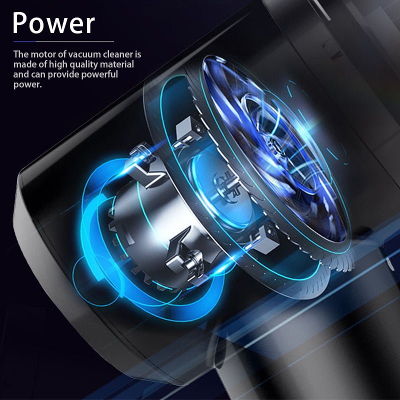 Portable Wireless Car & Home Vacuum Cleaner — High-Power Handheld - A.L.M