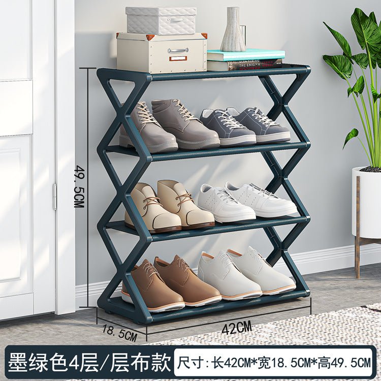 Premium 2-Tier Shoe Rack — Slim Space-Saving Organizer - A.L.M