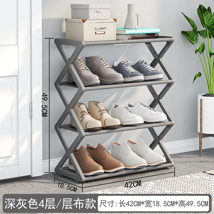 Premium 2-Tier Shoe Rack — Slim Space-Saving Organizer - A.L.M