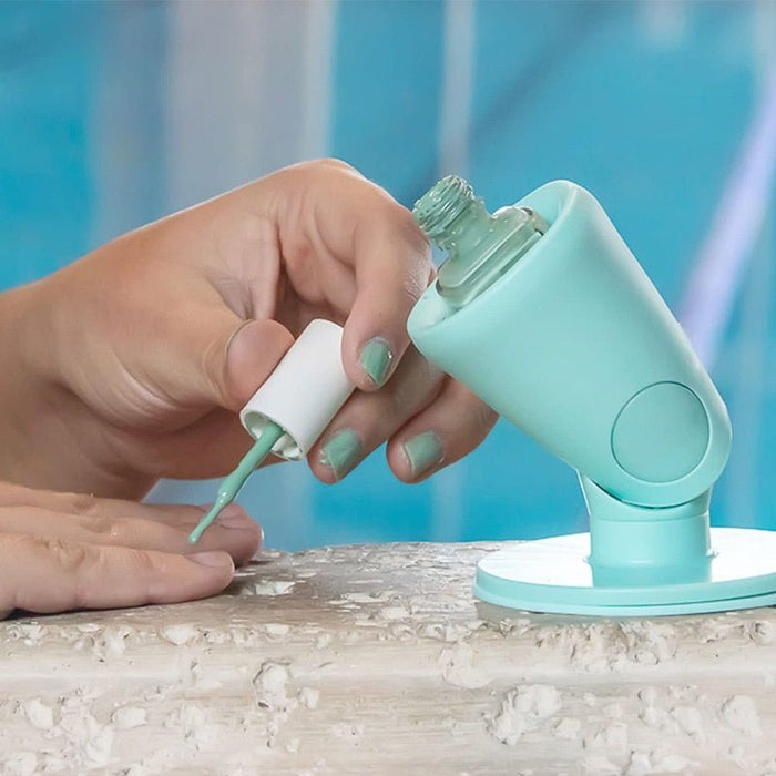 Silicone Nail Polish Bottle Holders Ring Nail Polish Seat - A.L.M