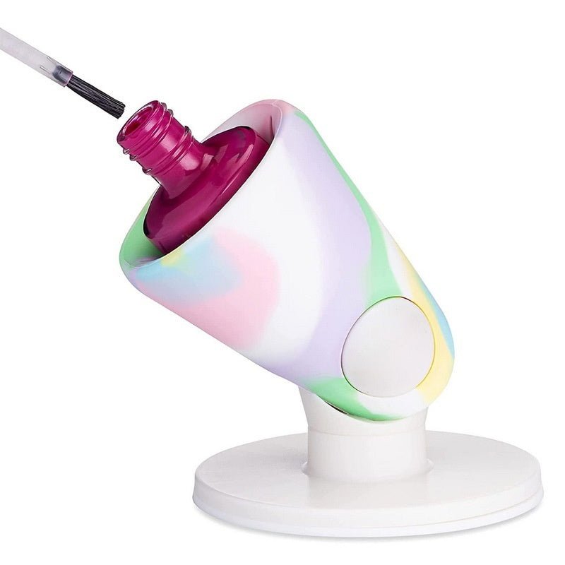 Silicone Nail Polish Bottle Holders Ring Nail Polish Seat - A.L.M
